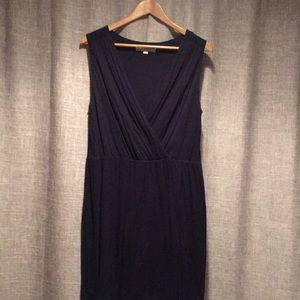 Ann Taylor Loft navy blue sundress. Large.